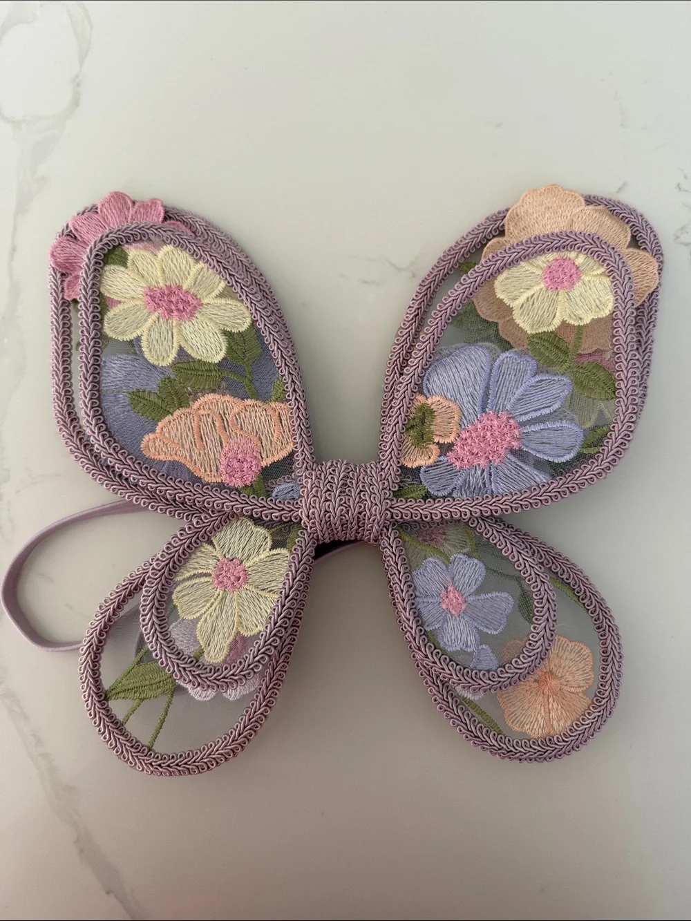 floral fairy wings and skirt for a todler- Pastel Lilac